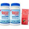 Generico Magnesio Supremo Ciliegia 150 gr (2 confezioni) + Omaggio H2O