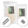 foodfrog Capsule vuote, misura: 00, vegane HPMC, divise a metà, max 650 mg di capacità, trasparenti, non è necessario aprirle, vegetariane