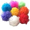 GIVBRO Spugne da bagno colorate di piccole dimensioni, spugnette esfolianti a rete, per bambini, 8 pezzi