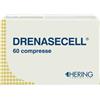 HERING SRL Drenasecell 60 Compresse - Integratore Drenante Contro la Cellulite,betulla alba,guggul,Bromelina,centella asiatica,saccharum officinalis