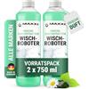 Maxxi Clean Detergente da 12x 750 ml per robot di pulizia - detergente per pavimenti concentrato per tutti i robot di pulizia e aspirapolvere con funzione a umido - senza aloni e poco schiumogeno