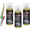 Generico SET 3 PEZZI PULITORE SECCO SPRAY PER CONTATTI ELETTRICI ELETTRONICI ELETTROMAGNETICI 400ml MADE IN ITALY