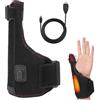 Agatige Fasce riscaldanti per mani e polsi, scaldapolsi USB, tutore elettrico riscaldato impacco caldo per sindrome del tunnel carpale, artrite, tendinite, dolore articolare, dolore da crampi