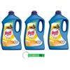 Beni Culinari 3 X Dual Power Detersivo Lavatrice Argan - Detersivo liquido concentrato per bucato colorato - Profumo di argan - 40 lavaggi 2 litri + Beni Culinari portachiavi 0
