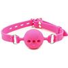 DDCELMIN Bavaglio bocca estrema SM, bavaglio con palla traspirante, bavaglio erotico SM estremo, giochi SM/BDSM/fetish/schiavo/bondage/flirtare giocattolo sessuale per principianti(Pink)