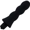 ModexO Plug anale Plug anale con vibratore a 10 velocità, giocattoli sessuali Per Uomo Donna Butt plug in gel di silice nero Prodotti del sesso Per Negozio di sesso per adulti Masturbatore Dildo