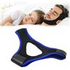 YuchiFa Cinturino per mascella Airflow, cinturino per mascella Airflow Veralabs, cinturino per mascella Airflow per donne e uomini, cinturino per mascella per dormire con la bocca chiusa (1 blu)