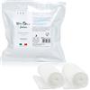 FGM04 Bendaggi Anticellulite Gambe e Glutei Ultra Dren Salino - FGM04 - 2 Bende monouso drenanti e snellenti a base di Sale Rosa dell'Himalaya - Prodotto professionale Made In Italy