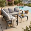 MIlani Home SUKARNO - salotto angolare da giardino