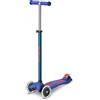 MICRO Monopattino Maxi Micro Deluxe LED Blu 3 Ruote Bambini