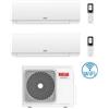 Riello Climatizzatore Condizionatore Riello AARIA PLUS I Wi-Fi Dual Split Inverter R32 12000 + 12000 BTU con U.E AARIA MULTI 250 PI Classe A++/A+