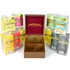 Twinings PZ 500 BUSTINE TE' TISANE CAMOMILLE TWININGS SCATOLA IN LEGNO (4 SCOMPARTI) TEA COLLECTION té tè