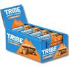 TRIBE Flapjacks proteici a 3 strati, caramello, energia vegetale naturale dal buon gusto, vegano, senza latticini e senza glutine (12 barrette da 50 g)