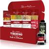 Tiberino 1888 - Box Italian Gourmet Excellence | Le ricette più desiderate in un cofanetto esclusivo: Pesto, Trapanese, Tricolore, Arrabbiata, Assassina | Pasta pronta da cuocere