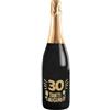 Bottle-Up Bottiglia di Prosecco D.O.C. Extra Dry 0.75 lt., per idea regalo di compleanno 30 anni per lui e per lei, tanti auguri con etichetta in oro (Oro, 30)