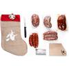 Moretti® Christmas Calza Di Natale Idea Regalo Con Salumi E Accessori Omaggio Specialità Salumi Calabrese Regali Originali Calza Con Salumi Dolci E Piccanti