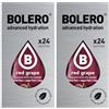 Generico SET 48 BOLERO DA 3 GRAMMI Red Grape Preparato istantaneo polvere solubile in bustine Sticks per Bevande con Stevia e Vitamina C e Senza Zucchero ideale per fitness e diete