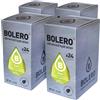 Generico SET 96 BOLERO DA 3 GRAMMI Lime Preparato istantaneo polvere solubile in bustine Sticks per Bevande con Stevia e Vitamina C e Senza Zucchero ideale per fitness e diete