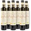 Terre Rosse - Olio Extravergine di Oliva Biologico Spremuto a Freddo - Monocultivar Moraiolo - Certificazioni DOP Umbria Colli Assisi Spoleto e Kosher/P - Campagna Olearia 2024-6 Bottiglie 500 ml