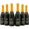 Generico Val D'oca Valdobbiadene Prosecco Superiore DOCG Extra Dry Millesimato Box da 6 bottiglie CL 75 - (annata corrente)