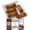 KETO 01 CARB CANNOLI SICILIANI KETO 01 CARB con Crema Nuketo Cacao e Nocciole, solo 8g di Carboidrati da Eritritolo, Dolci Senza Zucchero e Senza Glutine per Dieta Chetogenica, Confezione da 5, 250g