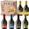Gilac BEERBOX Pizza lover, Birra artigianale 6 bottiglie da 33cl, Selezione di birre artigianali Perfette per le pizzate, Birre artigianale confezione regalo - Made in Italy