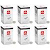 Illy Pads Dunkler Röstgrad - Set 6 Verpackungen von 18 Pads