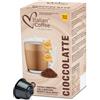 ITALIAN COFFEE FOR ESPRESSO LOVERS Italian Coffee 120 Capsule Cioccolatte Compatibile con Nescafé Dolce Gusto