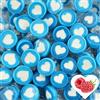 EinsSein Caramelle Cuore Blu Bianco 5kg | Caramelle decorative per Matrimonio Battesimo San Valentino Compleanno | Confetti Bonbons Regalo e Tavola