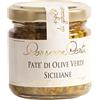 Conserve Conti - Patè di olive verdi - 4 vasetti da ml. 106/360 g - produzione artigianale siciliana
