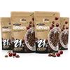 1 Attimo in Forma | Granola Proteica 21% Senza Zuccheri Aggiunti 300 grammi - Ricca di Fibre Croccante Colazione Nutriente (4 Confezioni, Brownie e Ciliegia)