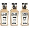MENDOSA Kühne Made for Meat Salsa Black Garlic, Salsa Aglio Nero con Pepe Nero, per Grigliare e Marinare, 235ml, Confezione da 3