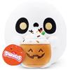 Snackles Halloween, peluche Serie 1 da 20 cm di ZURU, peluche con accessorio snack (RAVEN)