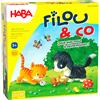 HABA Filou & Co società Bambino-Un Gioco di dadi e Raccolta- 3 Anni e più-307026, 307026, Colorato