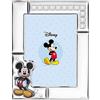 JDE Cornice Per Foto Portafotos Argento Disney Mickey 925M Law Nome Personalizzabile Foto 13X18Cm. Stelle Bianche