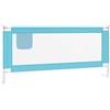 vidaXL Sponda Letto di Sicurezza per Bambini Blu 200x25 cm in Tessuto