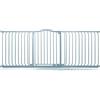 Safetots Cancelletto di Sicurezza con Parte Superiore Incurvata, 188cm - 197cm, Grigio Opaco, Montaggio a Pressione, Cancelletto per Bambini per Porte, Corridoi e Spazi Stretti, Barriera di Sicurezza
