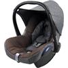 BambiniWelt by Rafael K. BAMBINIWELT - Rivestimento di ricambio compatibile con Maxi-Cosi CabrioFix per ovetto, 6 pezzi, misto poliestere di alta qualità (grigio mélange marrone scuro)