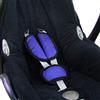 BambiniWelt by Rafael K. BAMBINIWELT - Set di imbottiture universali per seggiolino auto, compatibile ad esempio con Maxi Cosi Cybex (blu)