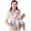 SONARIN Semplice Hipseat Marsupio,Marsupio Neonati con Sedile Multifunzionale Traspirante Portantina Ergonomico Porta Bambino Fascia Porta Bebè per Neonati Bambini 0-36 Mesi(Blu)