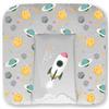 Kikido Materassino Fasciatoio 70x75 - Shuttle - Cuscino Fasciatoio Lavabile per Cambio Pannolino - Materasso Fasciatoio Neonato per Cassettiera 75x70 - Universale e Impermeabile