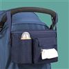 MOTTDAM Borsa Passeggino Borsa Organizer,Impermeabile Borsa per Passeggino Universale,Multifunzione borsa cambio neonato con Tracolla,Organizer Per Carrozzina Con Portabicchieri per Carrozzina blu navy