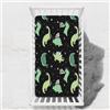 Odot Lenzuolo con angoli Lenzuola Carrozzina Neonato, Stampa di Dinosauri Bambino Cotone Coprimaterasso, Lenzuola per Culla Babybay (Nero,100x135 cm)