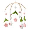 Generico Crib Mobile - Piccole Asilo Sospese | Arredamento Per Bambini Ape E Fiori | Ornamento Del Soffitto Rilassante Infantt | Accessorio Morbido Hangble Per Cradle Setup Room Baby Shower Birthday