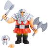 Mattel Masters of the Universe Origins, Personaggio Ram Man Snodato con Ascia e Accessori, Giocattolo per Bambini 6+Anni, GVL78