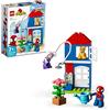 LEGO DUPLO Marvel Spider-Man's House 10995, giocattolo Spiderman per bambini, ragazzi e ragazze, Spidey e i suoi incredibili amici, set super eroe