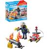 PLAYMOBIL POMPIER POMPE A EAU +RESERVOIR PLAYMOBIL PLL71826