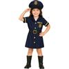 FIESTAS GUIRCA | Costume Police Girl Bambina (10-12 Anni) - Abito, Cintura e Cappello - Uniforme da Poliziotta per Carnevale, Halloween, Feste a Tema, Compleanni e Addii - Blu e Oro