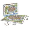Sentosphère Calypto 3907506-Puzzle XL superficie vellutata, gioco di ricerca e poster puzzle, per bambini dai 6 anni cavalieri, oggetti nascosti, Colore Castello di Château Fort, 3907506