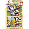 Educa - Puzzle in legno per bambini con 16 pezzi | Mickey & Minnie (19287)